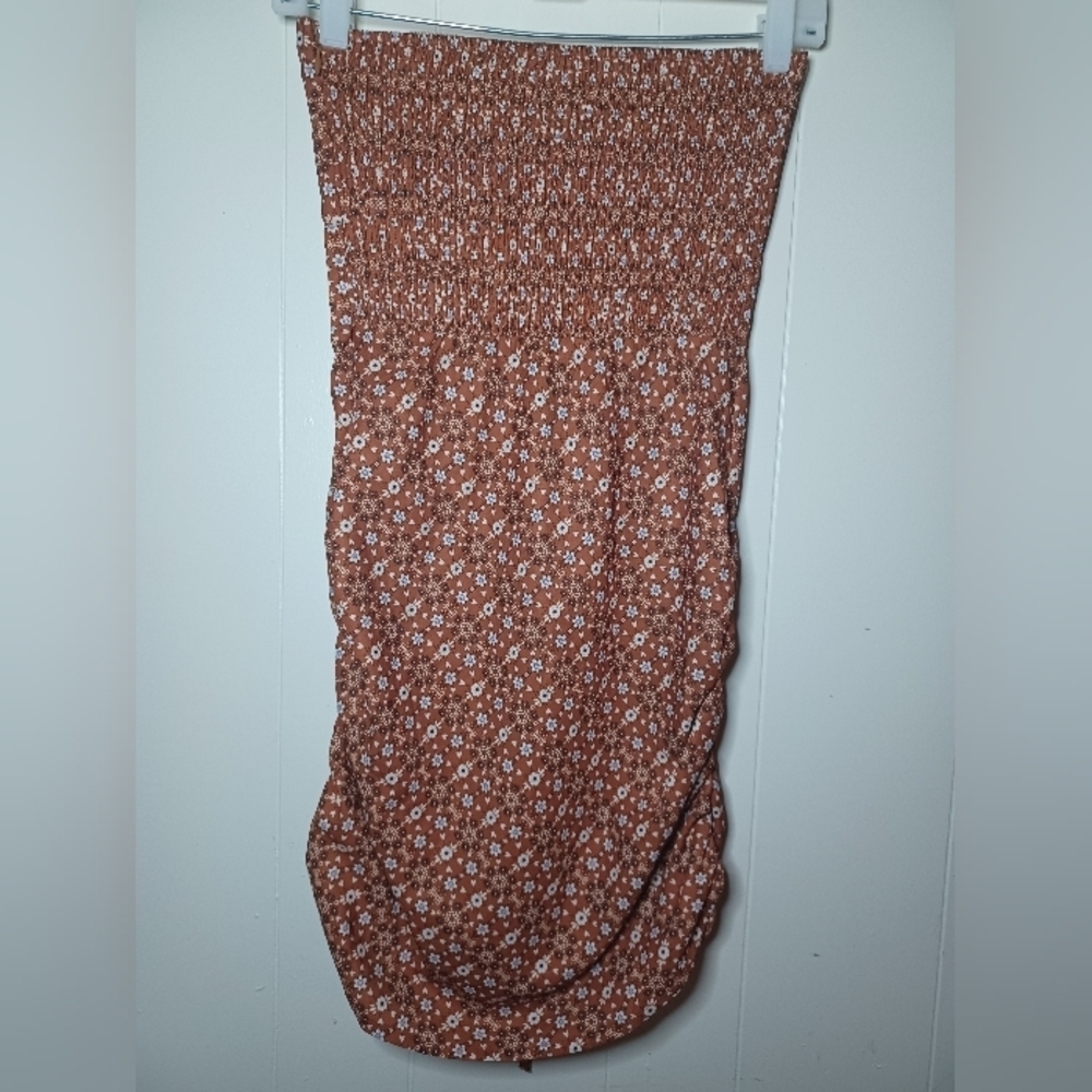 Princess Polly Floral Mini Dress - Brown and White - Picture 2 of 6